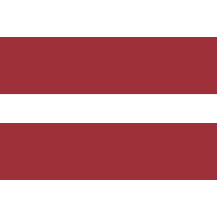 Drapeau Lettonie - 5x3,3 cm - Sticker/autocollant
