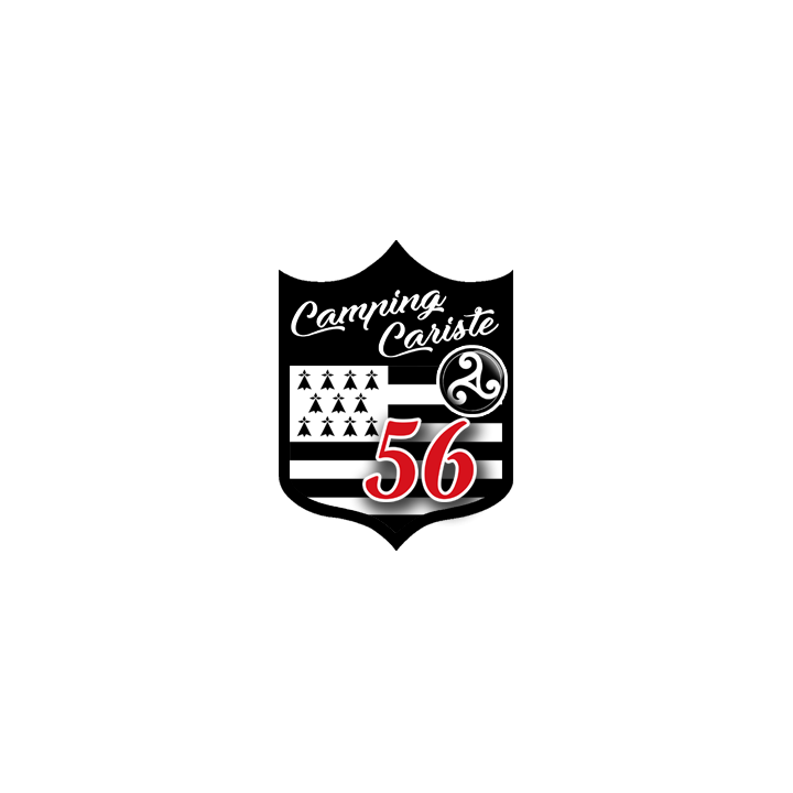 campingcariste Breton 56 - 20x15cm - Sticker/autocollant