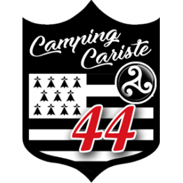 campingcariste Breton 44 - 20x15cm - Sticker/autocollant
