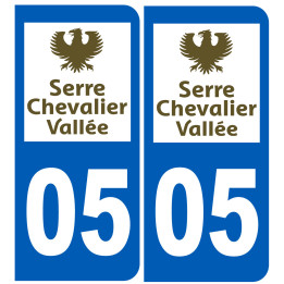 immatriculation Serre-Chevalier 05 - Sticker/autocollant