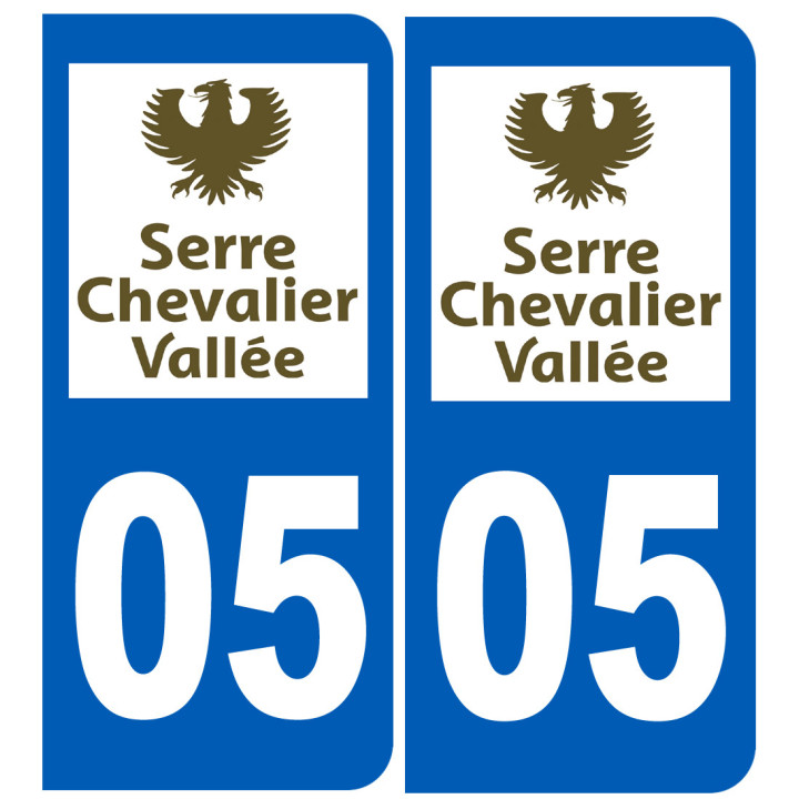 immatriculation Serre-Chevalier 05 - Sticker/autocollant