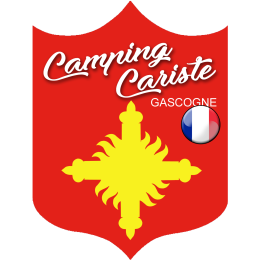 Campingcariste La Gascogne - 10x7.5cm - Sticker/autocollant
