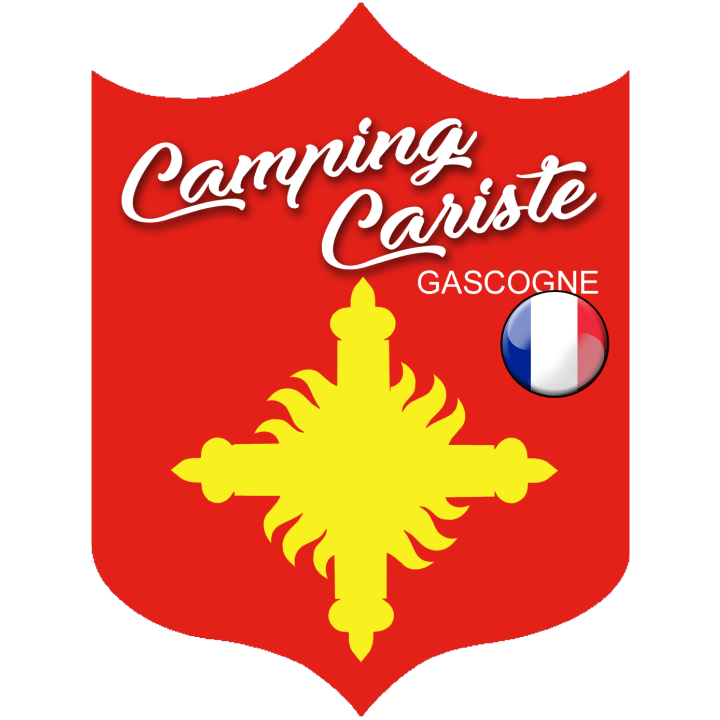 Campingcariste La Gascogne - 10x7.5cm - Sticker/autocollant