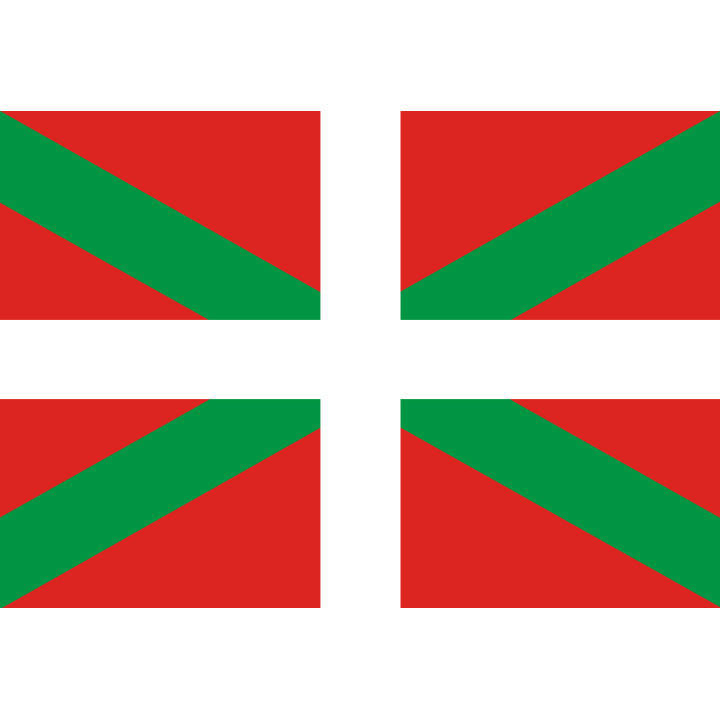 Drapeau Basque - 15x10cm - Sticker/autocollant