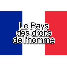 Droits de l'homme - 15x10cm - Sticker/autocollant