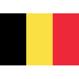 Drapeau Belgique - 15x10cm - Sticker/autocollant