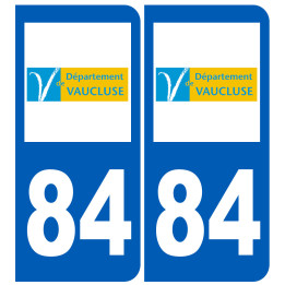 immatriculation 84 (Vaucluse) - Sticker/autocollant