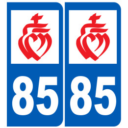 immatriculation 85 Vendée - Sticker/autocollant