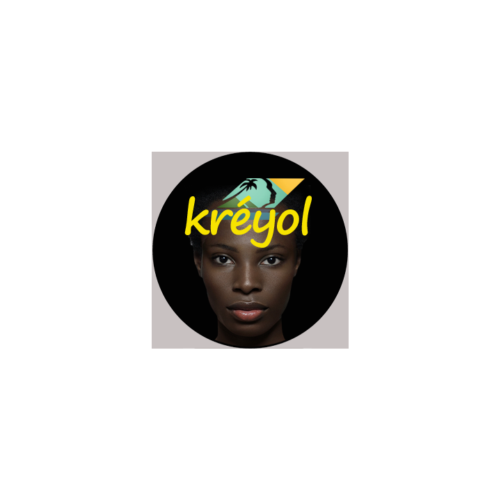 Créole-Kréyol guadeloupe - 10cm - Sticker/autocollant