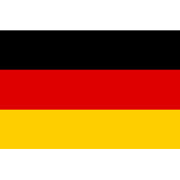 drapeau Allemagne - 5x3.3cm - Sticker/autocollant