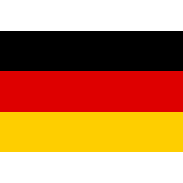 drapeau Allemagne - 5x3.3cm - Sticker/autocollant