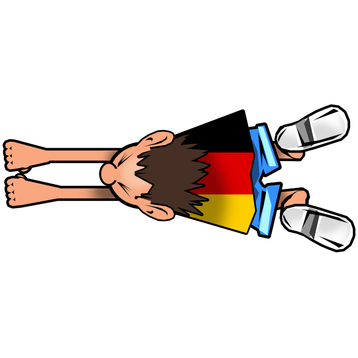 attrape voiture Allemand - 28x12cm - Sticker/autocollant
