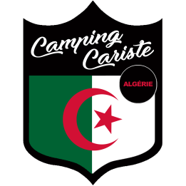 Campingcariste Algérie - 10x7.5cm - Sticker/autocollant