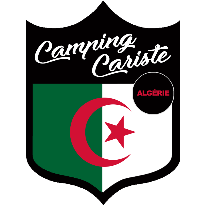 Campingcariste Algérie - 10x7.5cm - Sticker/autocollant
