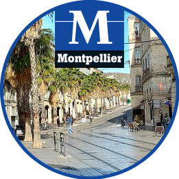 Montpellier - 5cm - Sticker/autocollant