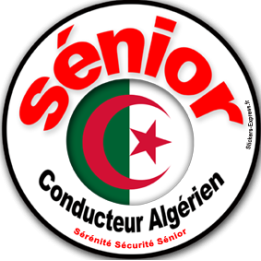 conducteur Sénior Algérien - 15cm - Sticker/autocollant