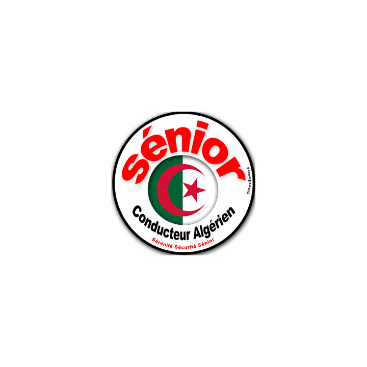conducteur Sénior Algérien - 15cm - Sticker/autocollant