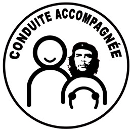 conduite accompagnée Cuba - 15cm - Sticker/autocollant