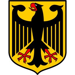Germany - 20x15.5cm - Sticker/autocollant