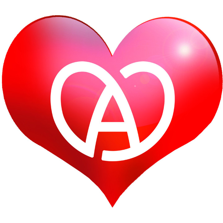 Coeur Alsace - 11.5x10cm - Sticker/autocollant