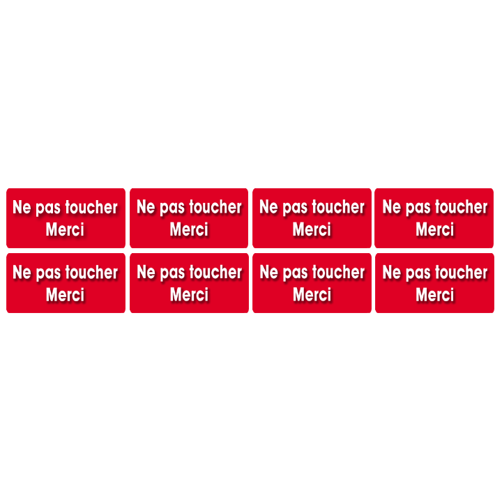 ne pas toucher