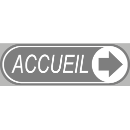 Stickers / Autocollant accueil gris