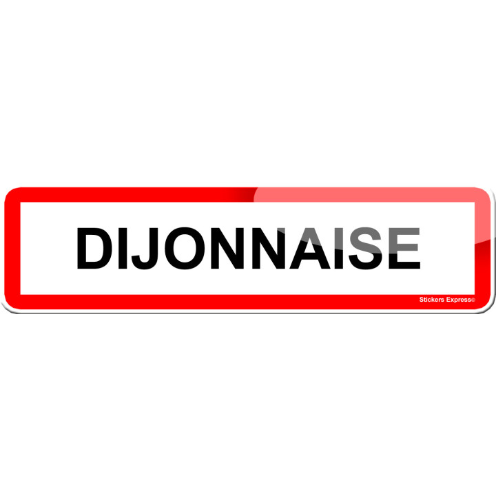 Dijonnaise (15x4cm) - Sticker/autocollant