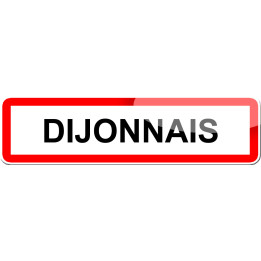 Dijonnais (15x4cm) - Sticker/autocollant