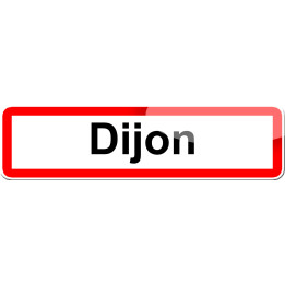 Dijon (15x4cm) - Sticker/autocollant