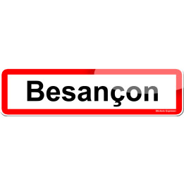 Besançon (15x4cm) - Sticker/autocollant