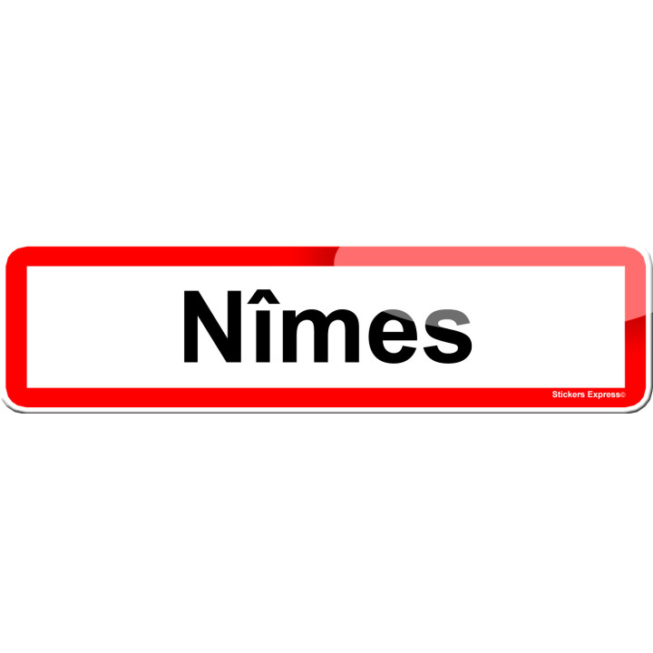 Nimes (15x4cm) - Sticker/autocollant