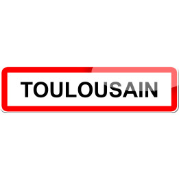 Toulousain (15x4cm) - Sticker/autocollant
