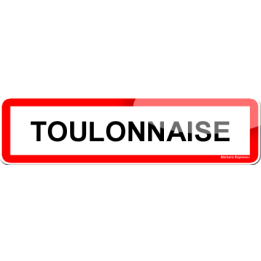 Toulonnaise (15x4cm) - Sticker/autocollant