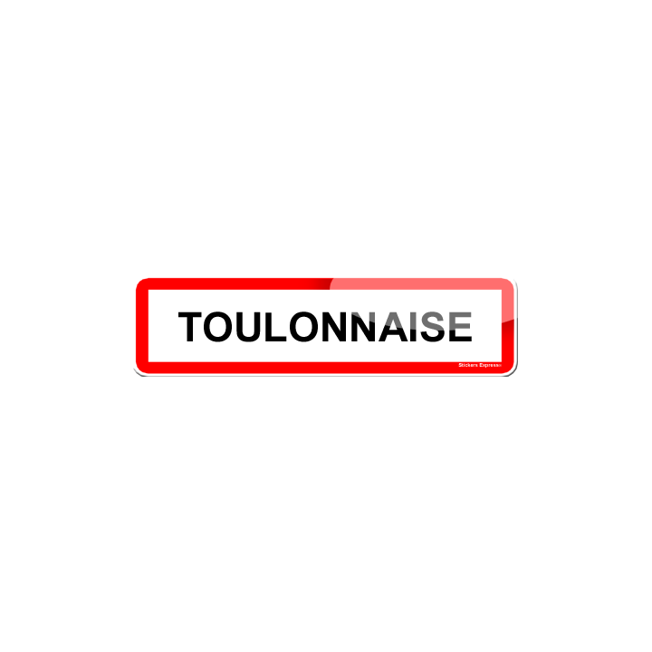Toulonnaise (15x4cm) - Sticker/autocollant