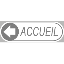 Stickers / Autocollant accueil gris