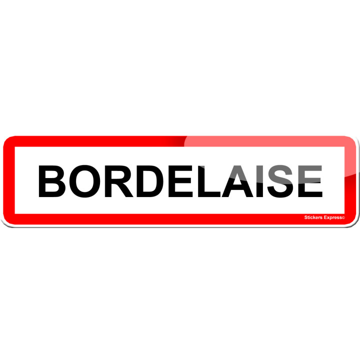 Bordelaise (15x4cm) - Sticker/autocollant