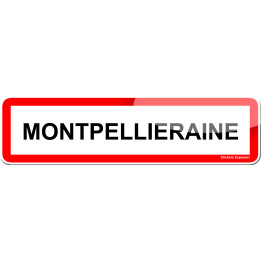 Montpellieraine (15x4cm) - Sticker/autocollant
