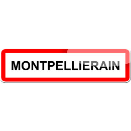 Montpellierain (15x4cm) - Sticker/autocollant