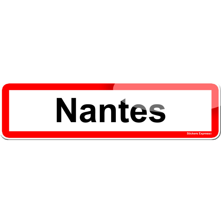 Nantes (15x4cm) - Sticker/autocollant