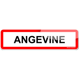 Angevine (15x4cm) - Sticker/autocollant