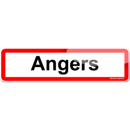 Angers (15x4cm) - Sticker/autocollant