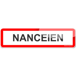 Nancéien (15x4cm) - Sticker/autocollant