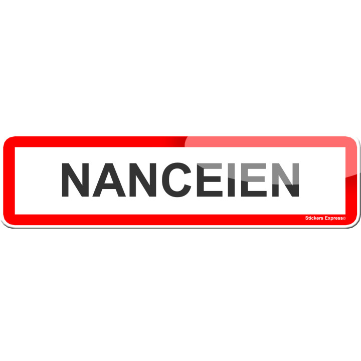 Nancéien (15x4cm) - Sticker/autocollant