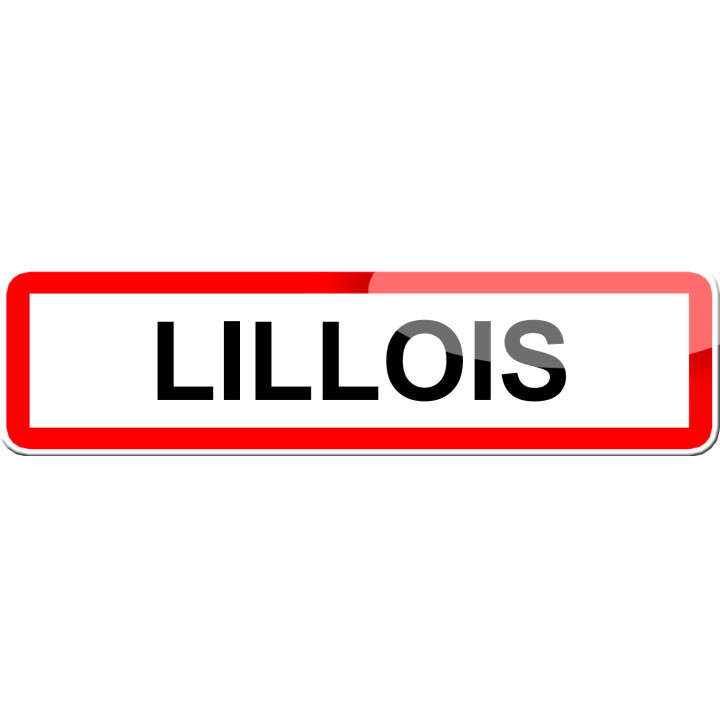 Lillois (15x4cm) - Sticker/autocollant