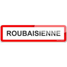 Roubaisienne (15x4cm) - Sticker/autocollant