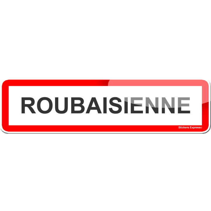 Roubaisienne (15x4cm) - Sticker/autocollant