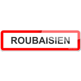 Roubaisien (15x4cm) - Sticker/autocollant