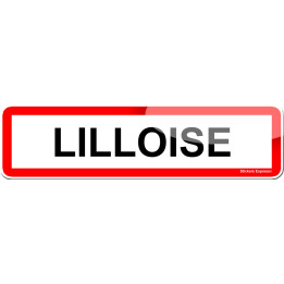 Lilloise (15x4cm) - Sticker/autocollant