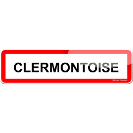 Clermontoise (15x4cm) - Sticker/autocollant