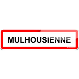 Mulhousienne (15x4cm) - Sticker/autocollant
